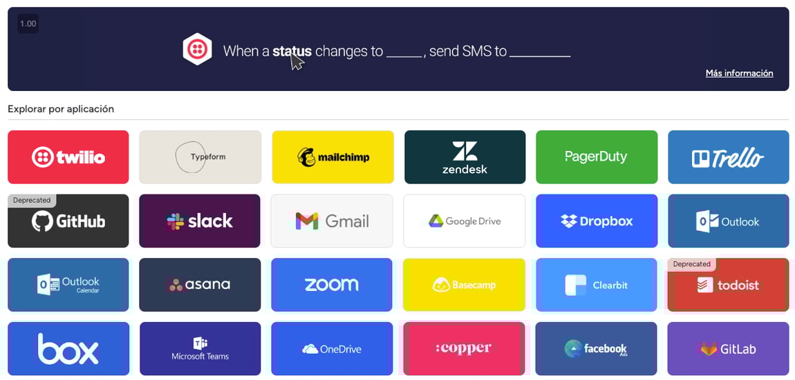 Monday - Integraciones